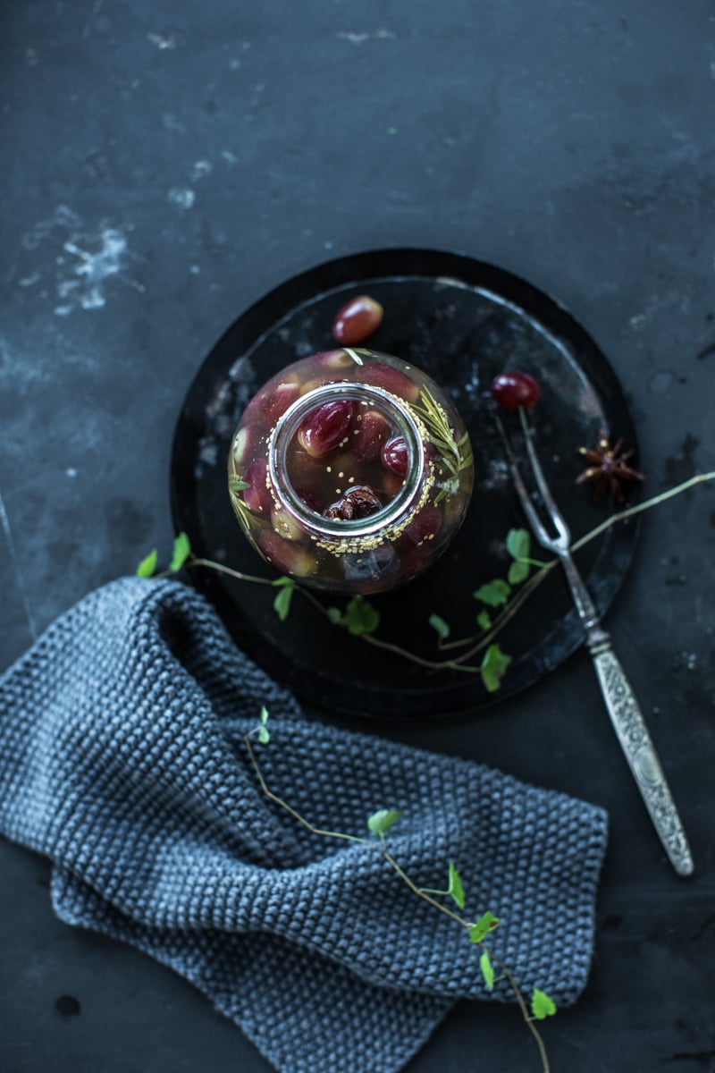 Grape Pickle With Rosemary And Star Anise - Cook Republic