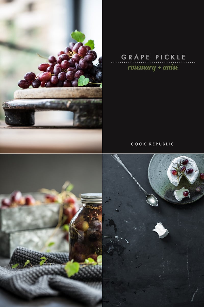 Grape Pickle With Rosemary And Star Anise - Cook Republic