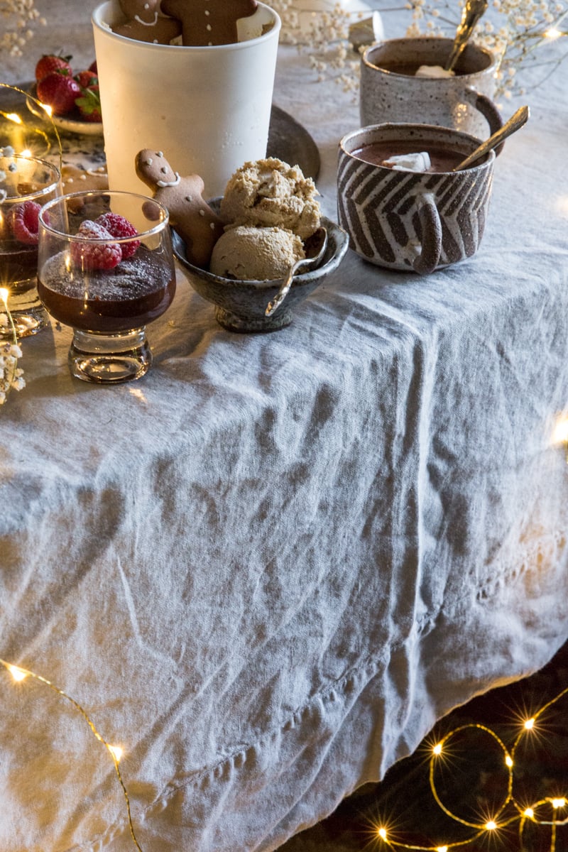 Gingerbread Tiramisu Ice Cream, Amaretti Mocha Mousse, Hot Cardamom Cacao - 20 Minute Christmas ...