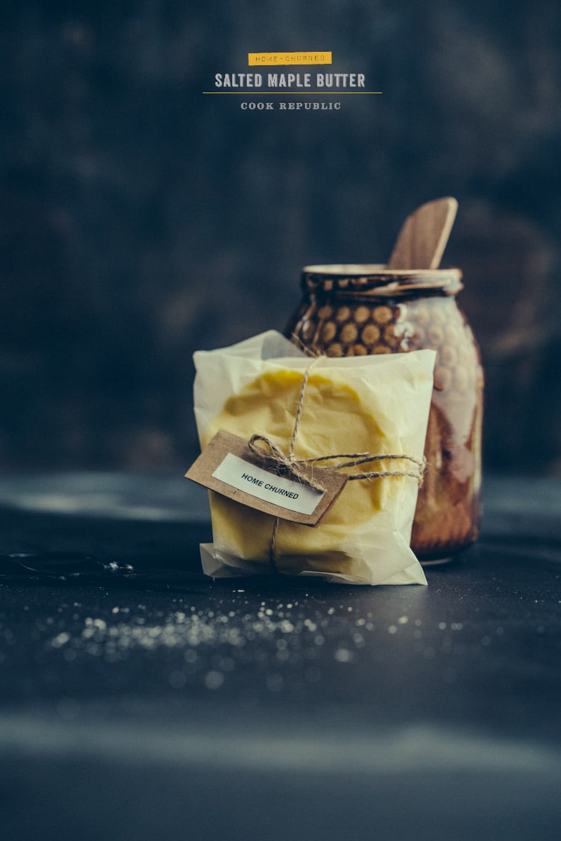 15-Minute Home Churned Salted Maple Butter - Cook Republic