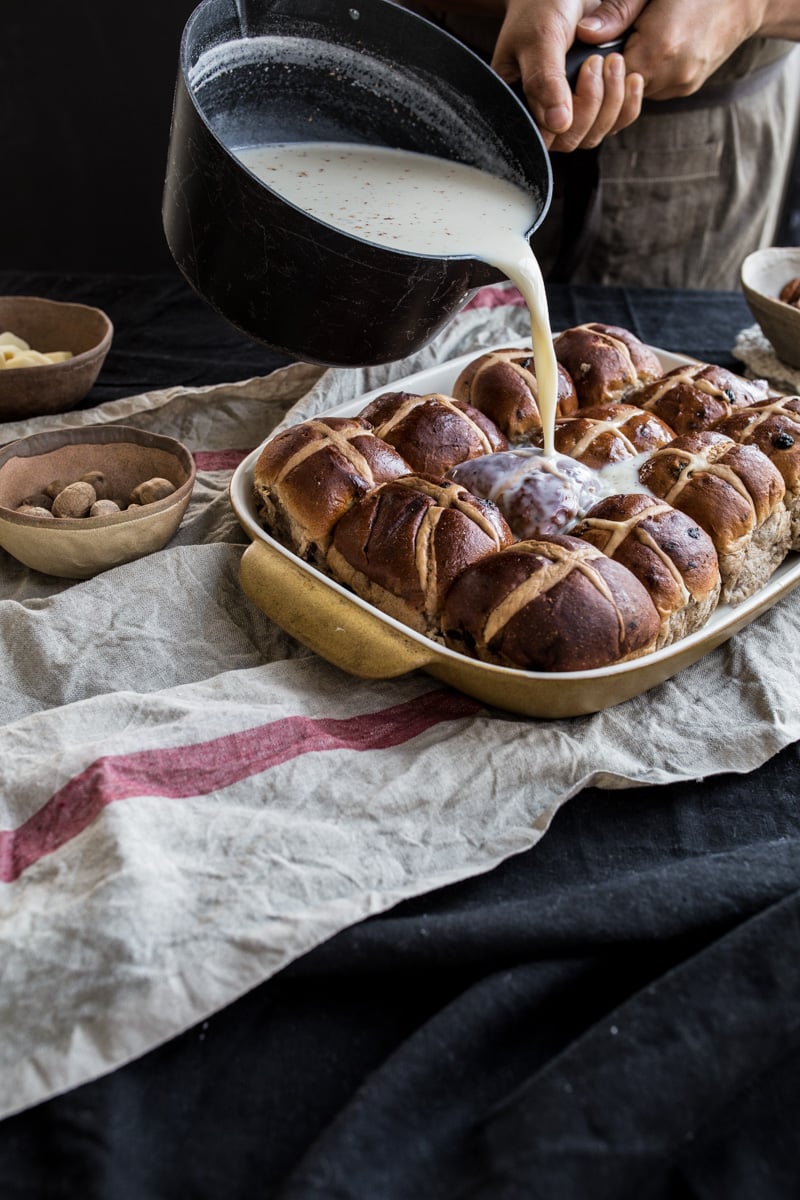 Hot Cross Bun And Nutmeg Tray Bake - Cook Republic