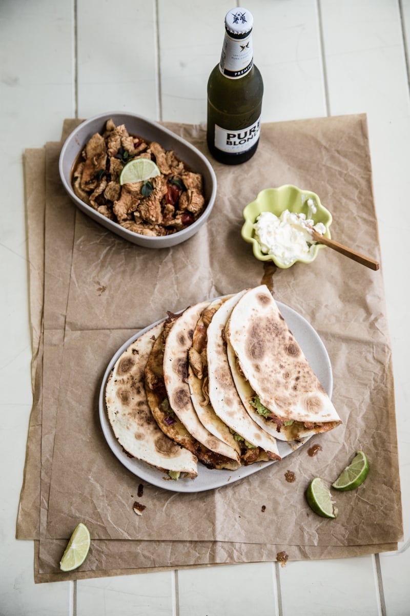 Hot Turkey Quesadillas - Photo & Styling, Sneh Roy