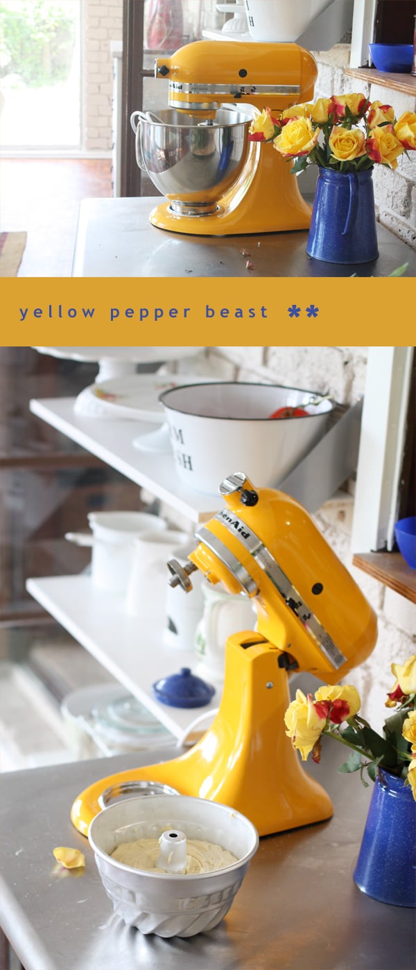 Kitchenaid Artisan Mixer Yellow Pepper