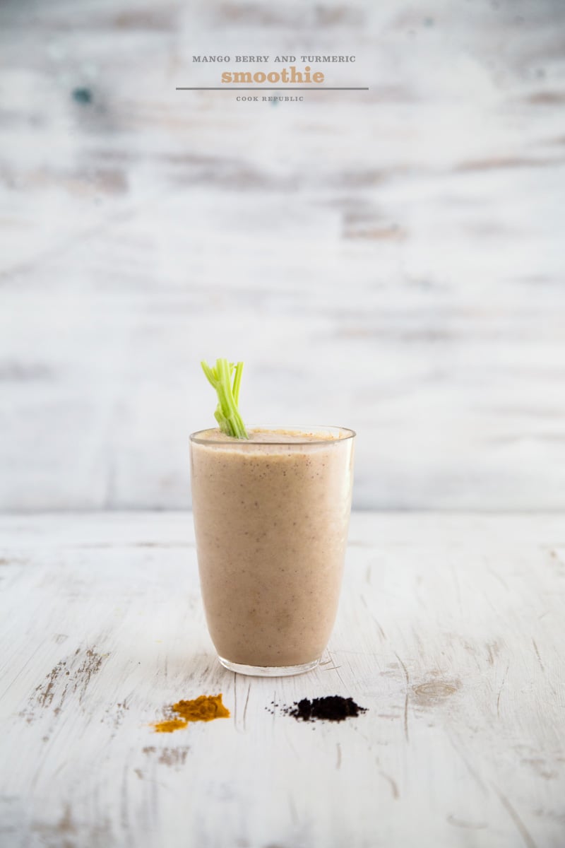 Mango, Acai Berry And Turmeric Smoothie - Cook Republic