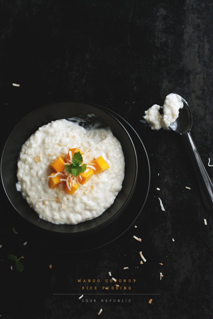 Mango Coconut Rice Pudding - Cook Republic