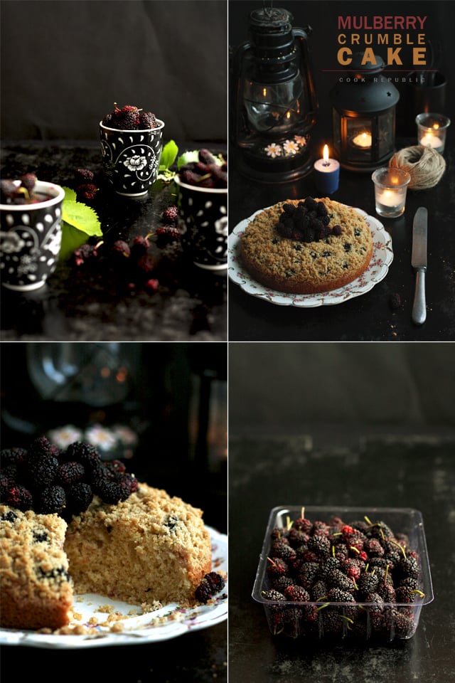 Mulberry Crumble Cake - Cook Republic