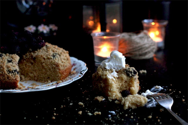 Mulberry Crumble Cake - Cook Republic