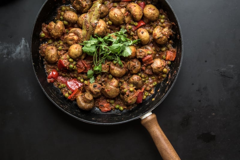 Mushroom Masala - Cook Republic