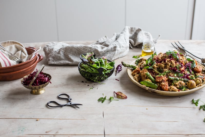 Turmeric Mushroom Salad - Cook Republic