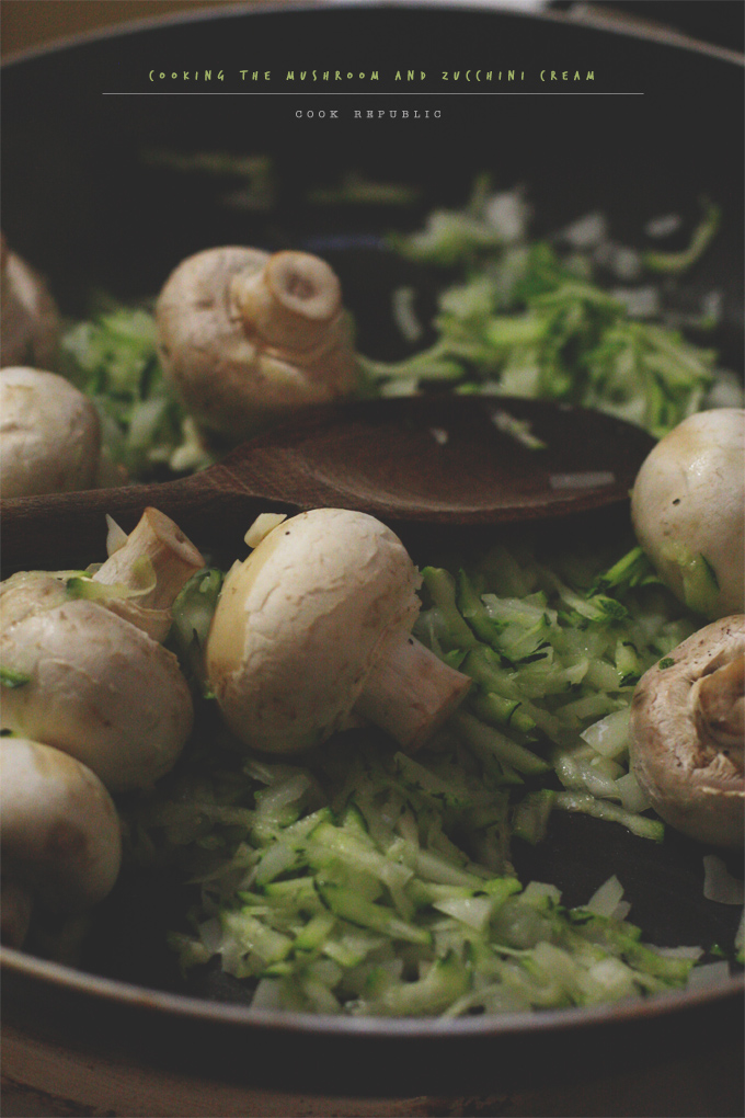 Cooking Mushroom & Zucchini Cream - Cook Republic