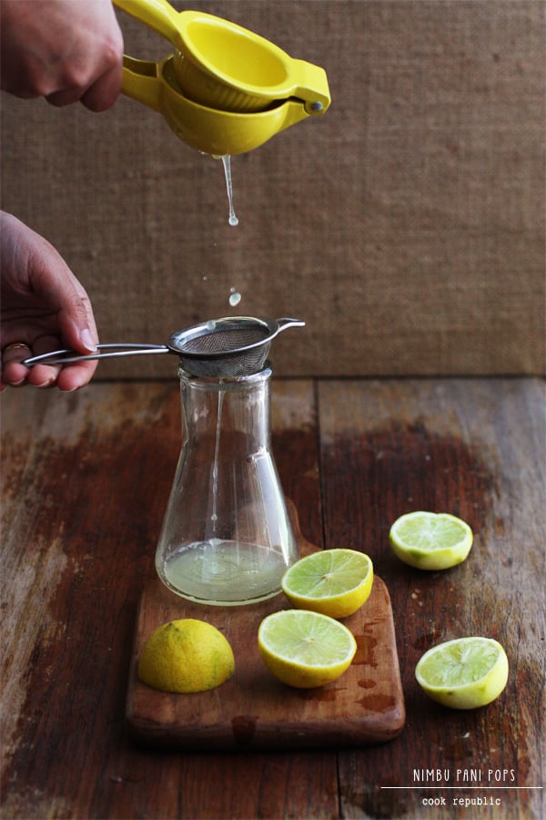 Making Nimbu Pani - Homemade Lemon Sherbet