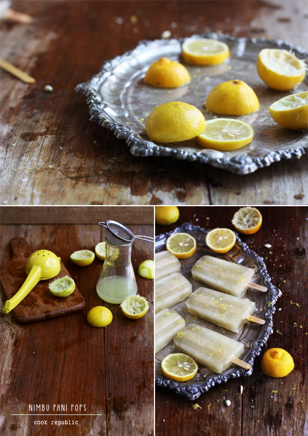 Lemon Lime Sherbet Pops - Cook Republic