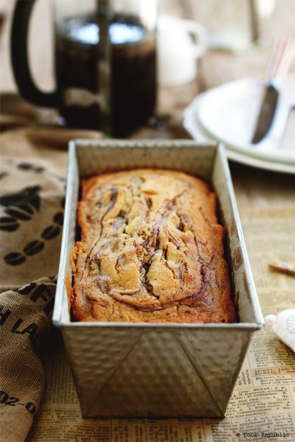 Marbled Nutella Cake