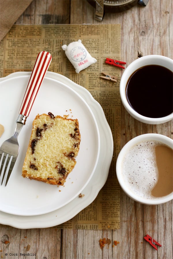 Slice Of Nutella Butter Cake