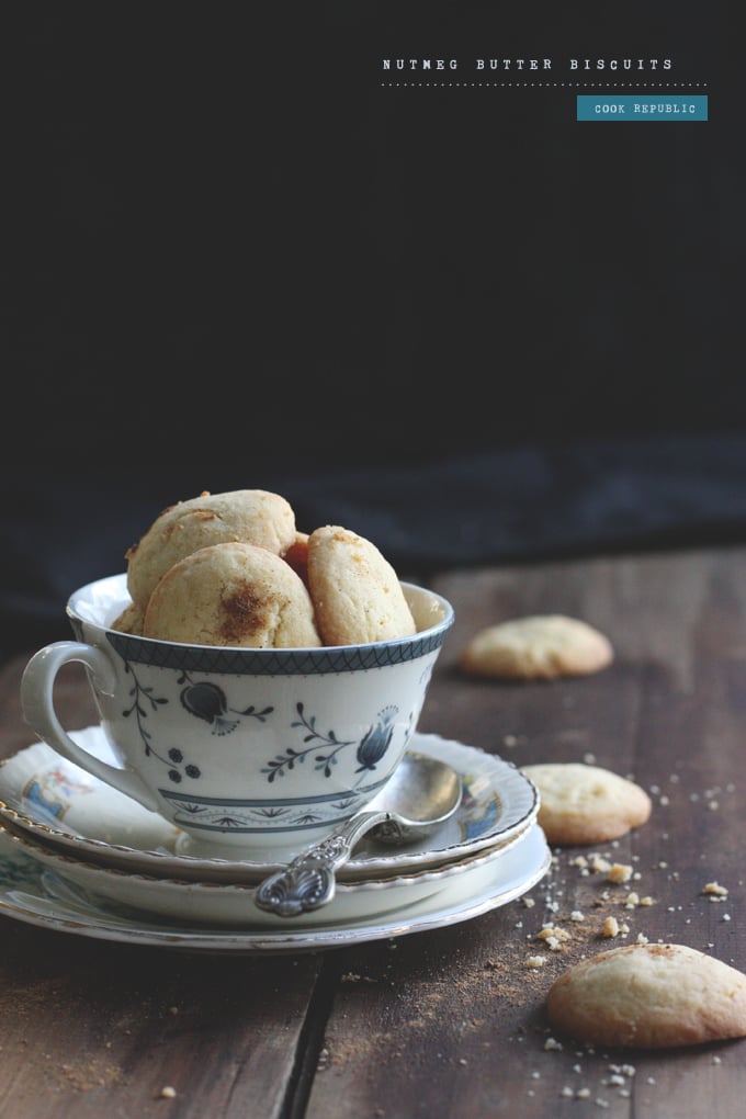 Nutmeg Butter Biscuits - Cook Republic
