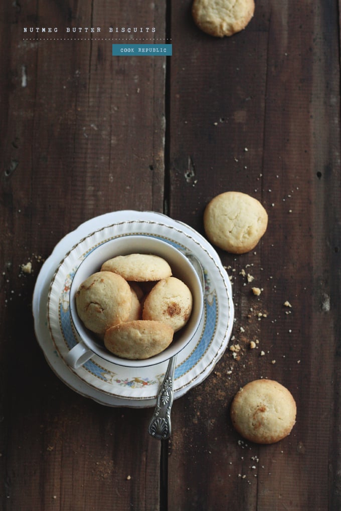 Nutmeg Butter Biscuits - Cook Republic