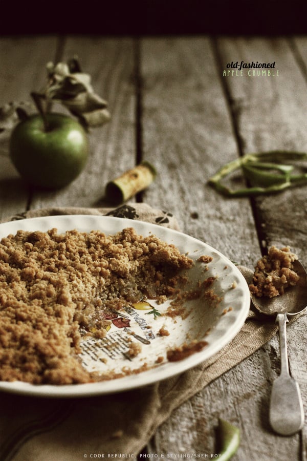 Apple Crumble via Cook Republic