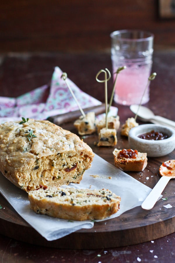 Olive Parmesan And Herb Loaf