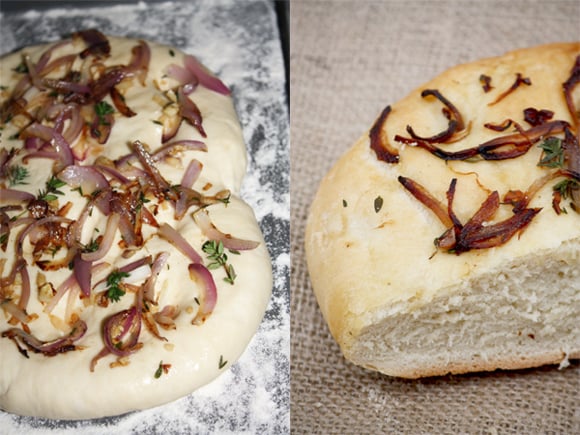 Onion And Rosemary Focaccia