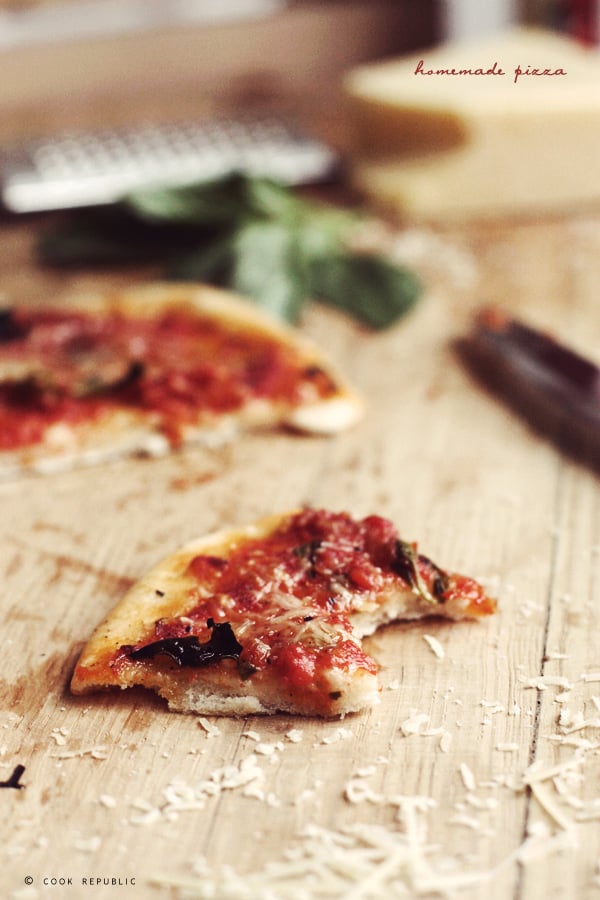 Slice of Margherita Pizza