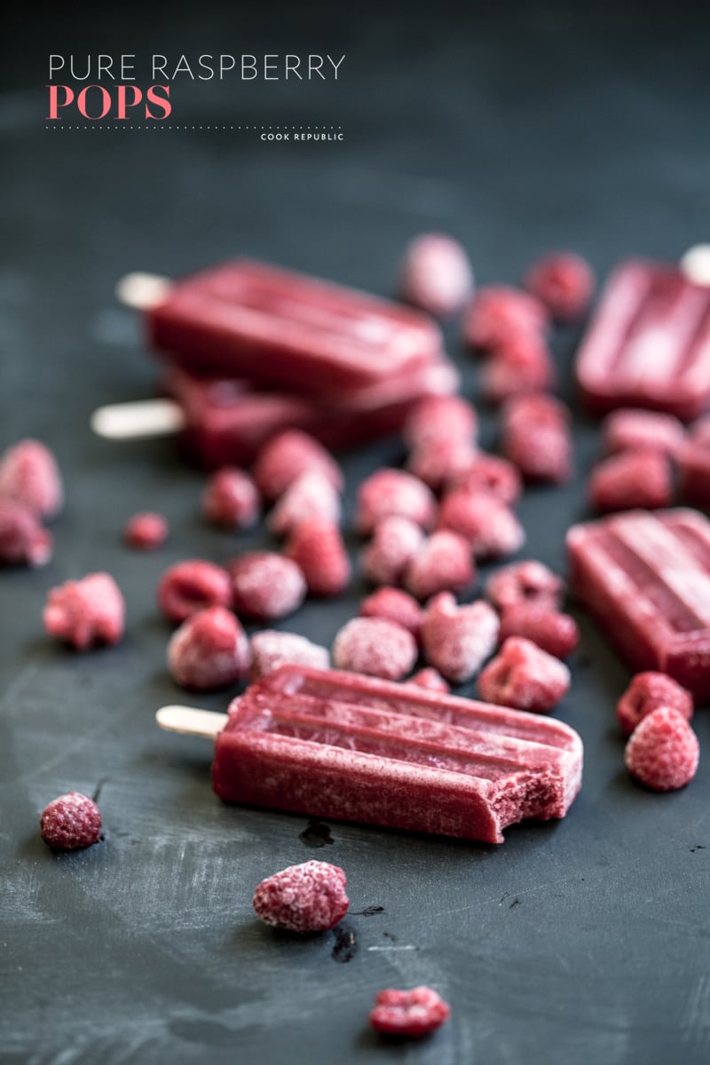 Pure Raspberry Pops - Cook Republic. Sneh Roy, photo & Styling
