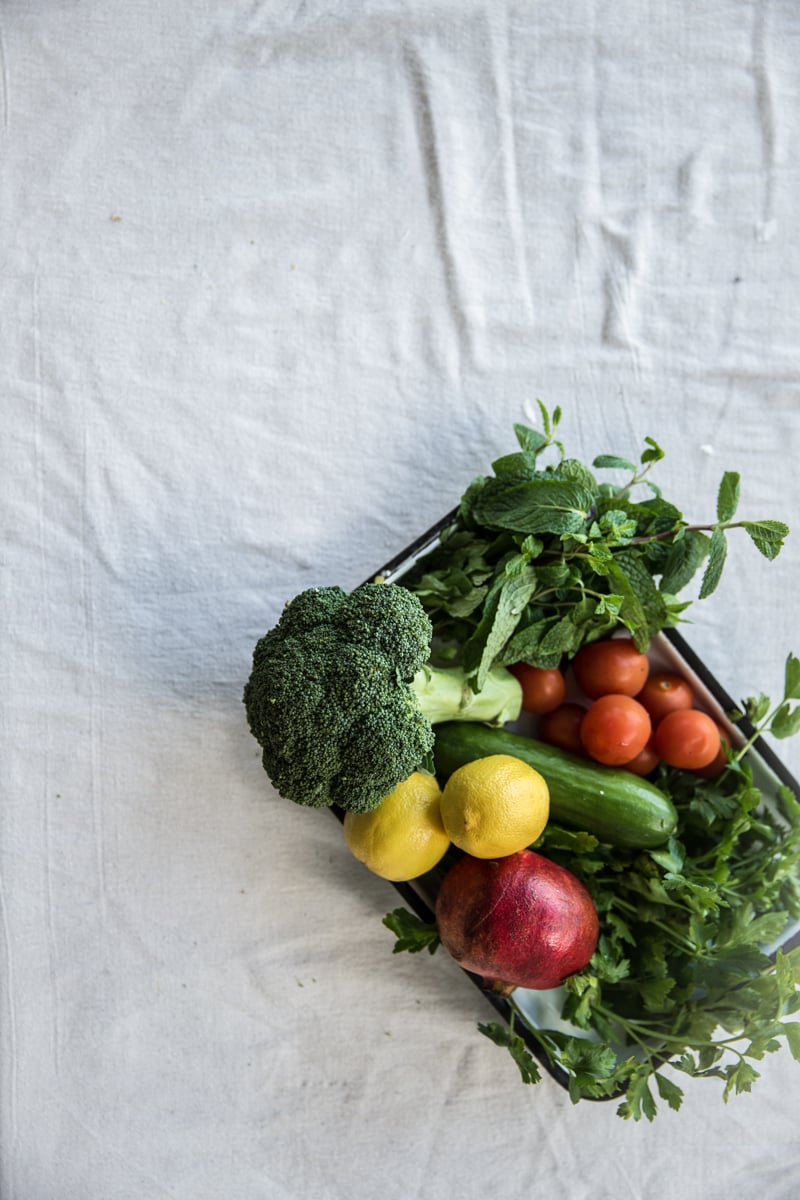 10 Min Vegan Raw Broccoli Tabouli - Cook Republic