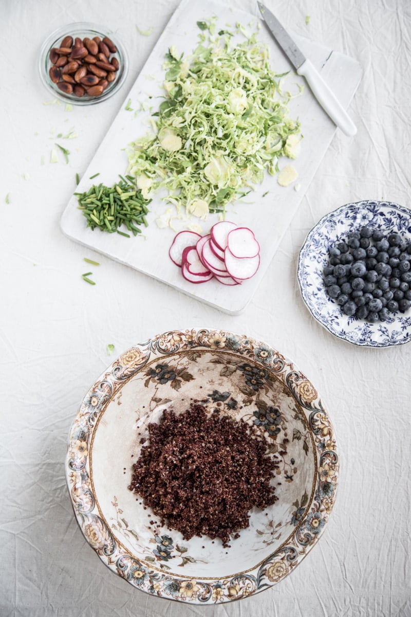 Red Quinoa Salad Ingredients