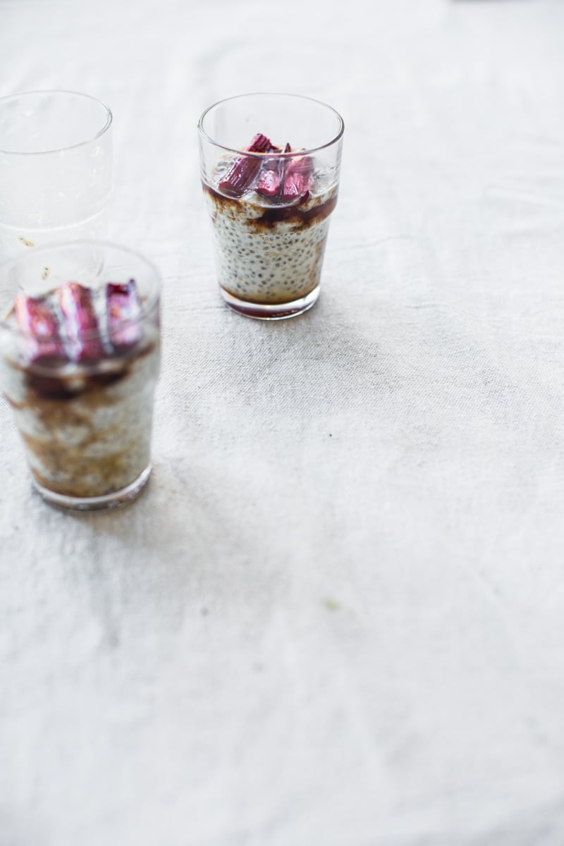 Roasted Rhubarb And Chia Parfait - Cook Republic