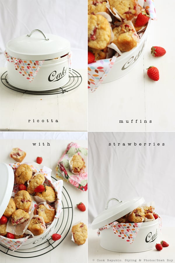 Ricotta Muffins With Strawberries