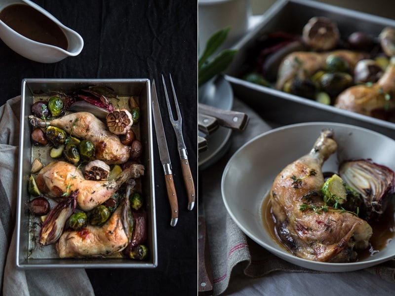 Roast Garlic Chicken With Sticky Marsala Sauce - Cook Republic