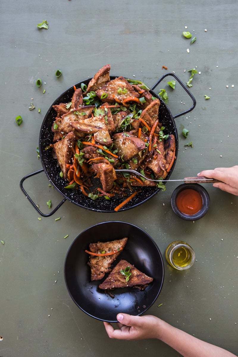 Rye Bread And Chilli Stir Fry - Cook Republic