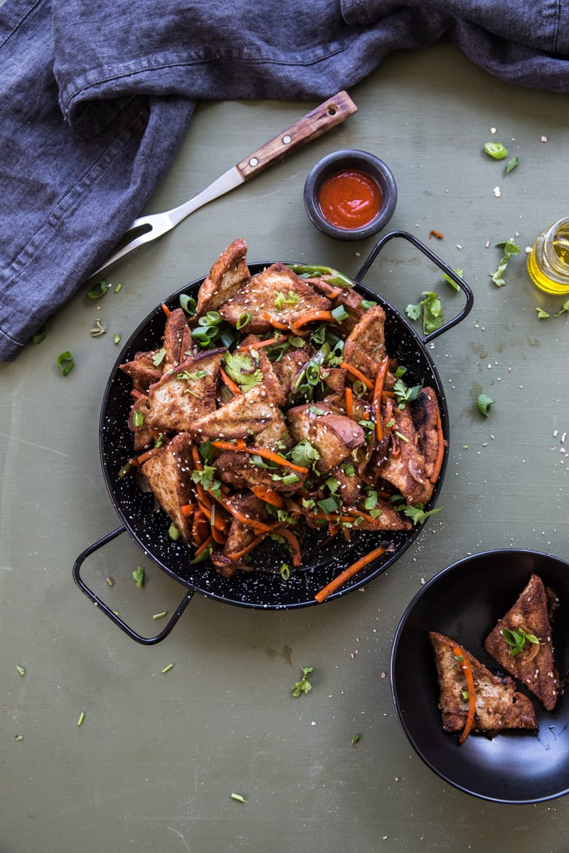Rye Bread And Chilli Stir Fry - Cook Republic