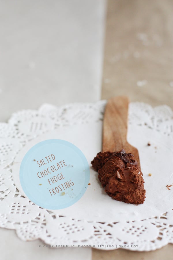 Salted Chocolate Fudge Frosting | Cook Republic