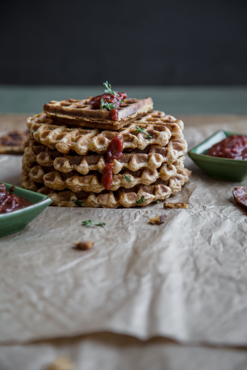 Savoury Quinoa Waffle - Cook Republic