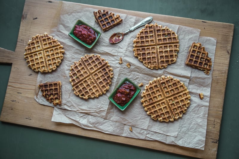 Savoury Quinoa Waffles / Sneh Roy - Cook Republic