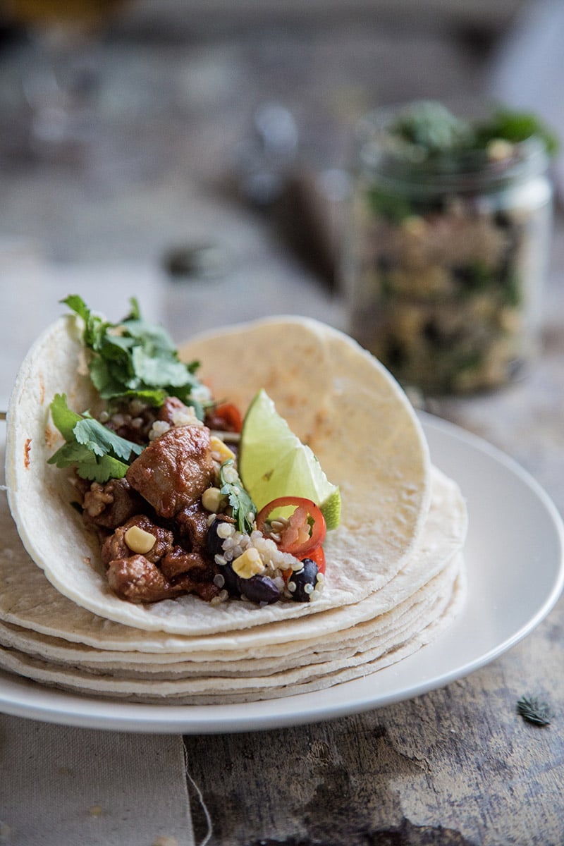 Smokey Lime Chicken Tacos - Sneh Roy, Photo