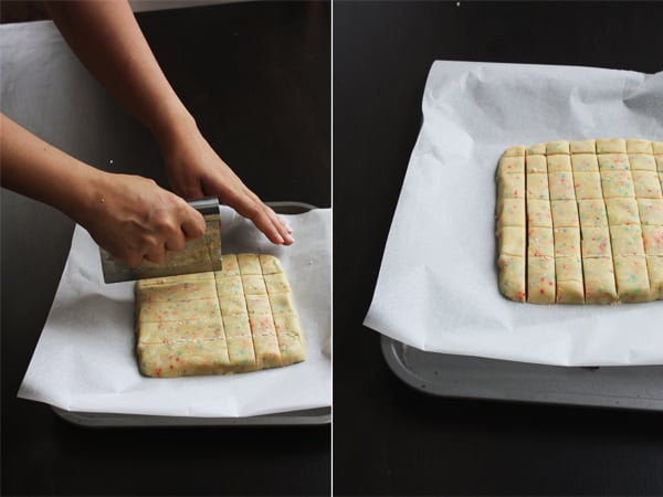 Cutting The Dough - Sprinkle Shortbread