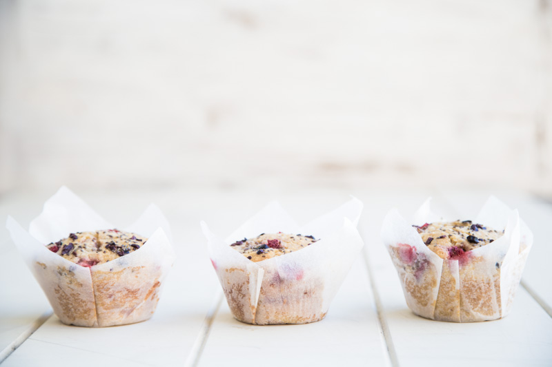 Strawberry Coconut Chia Seed Muffins - Cook Republic