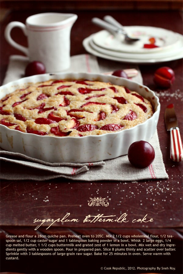 Sugarplum Buttermilk Cake Recipe