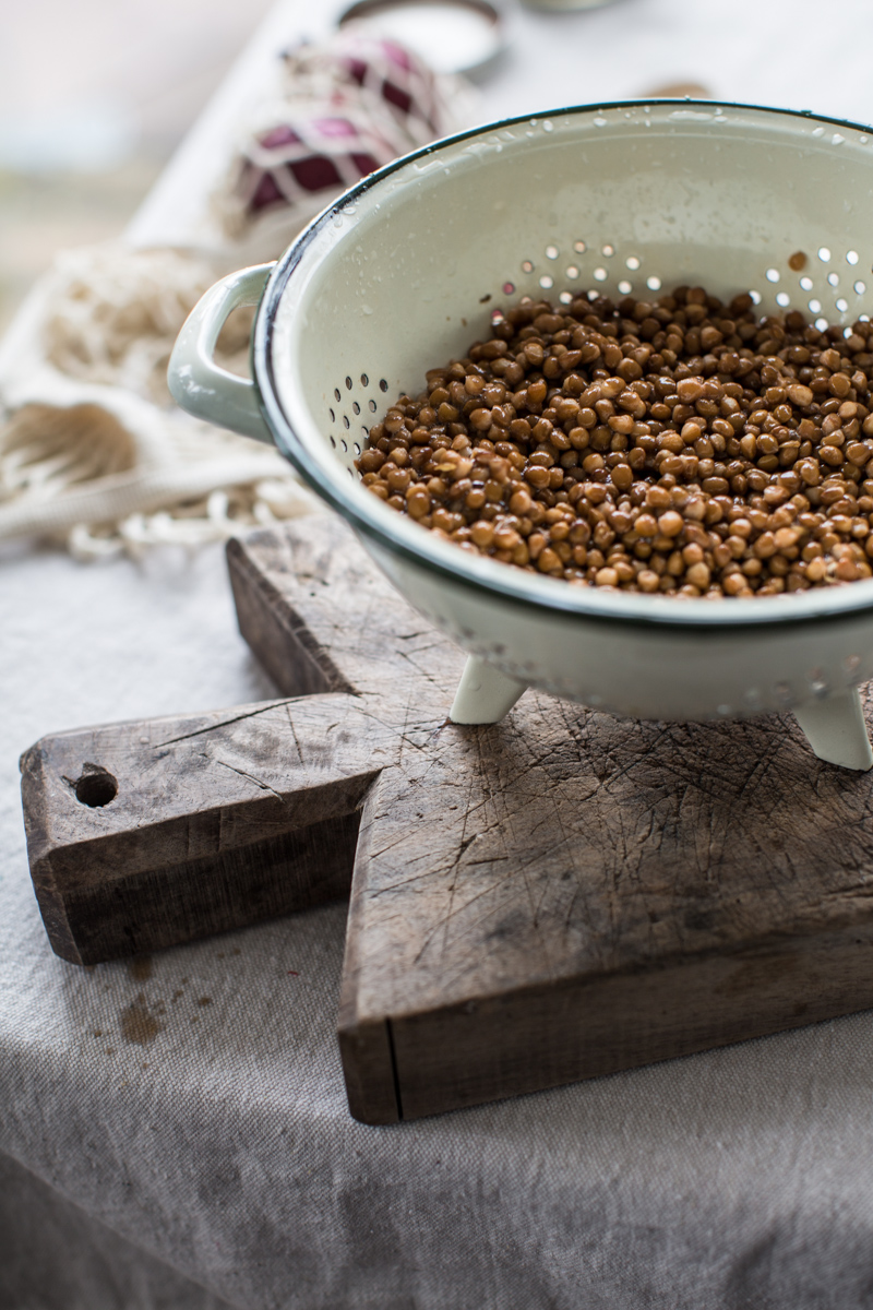 Sumac Roasted Eggplant Lentil And Cherry Salad Cook Republic