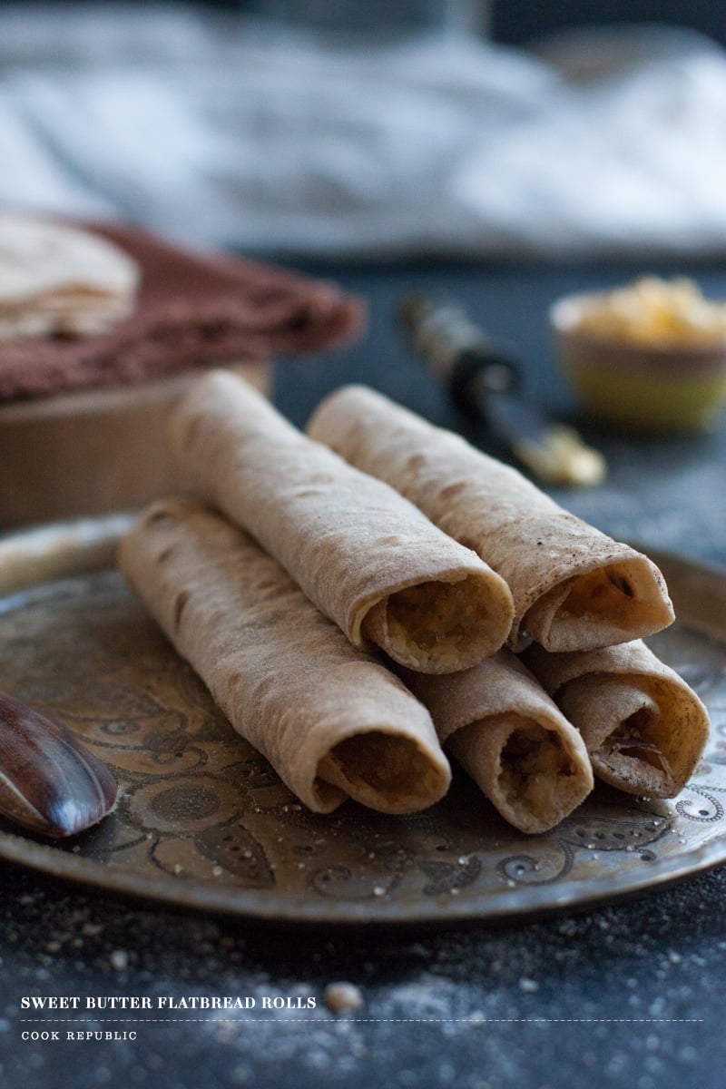 Sweet Butter Flatbread Rolls - Cook Republic