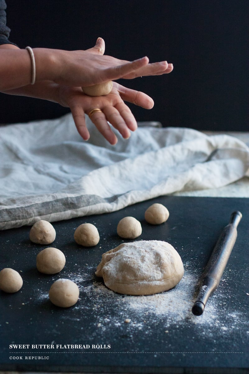 Making Indian Flatbreads - Roti