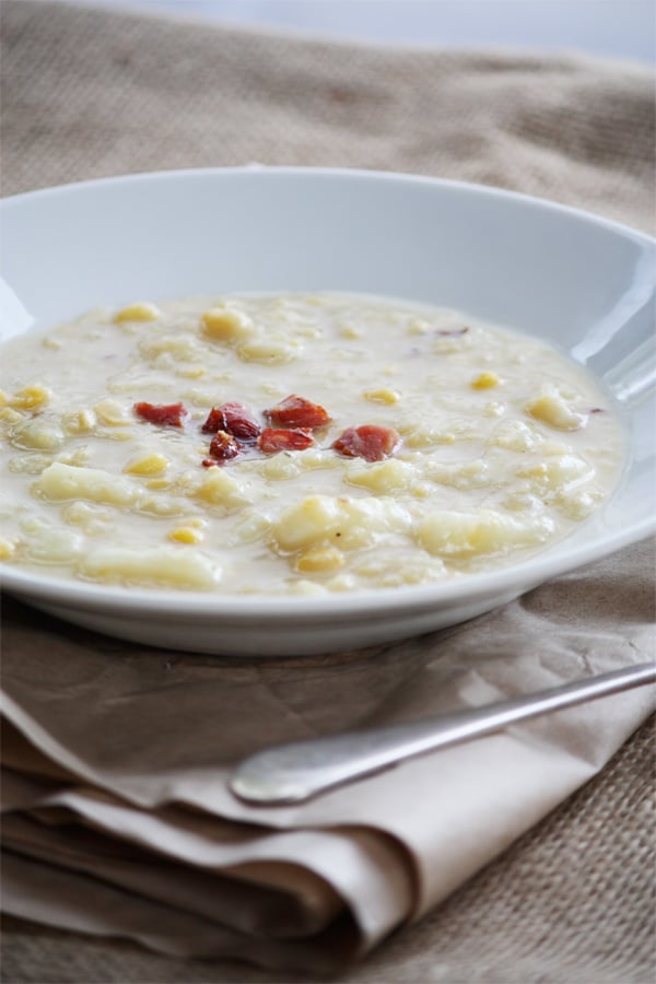 Sweetcorn Chowder - Autumn Soup