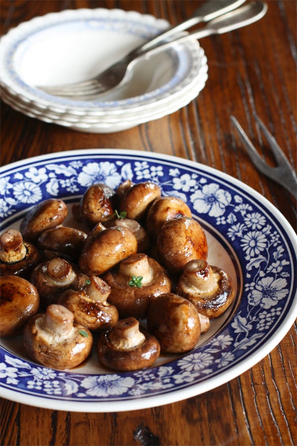 Swiss Mushrooms - chicken glazed