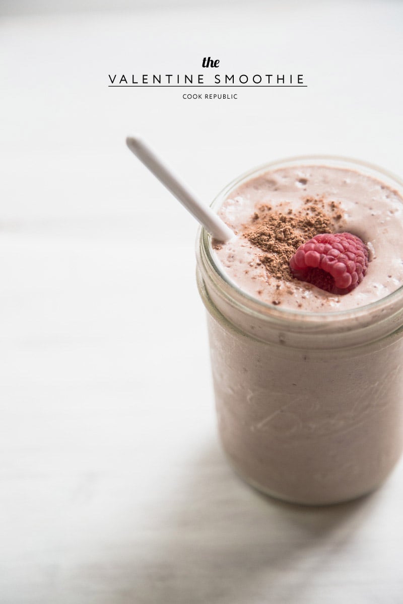 The Valentine Smoothie - Cook Republic