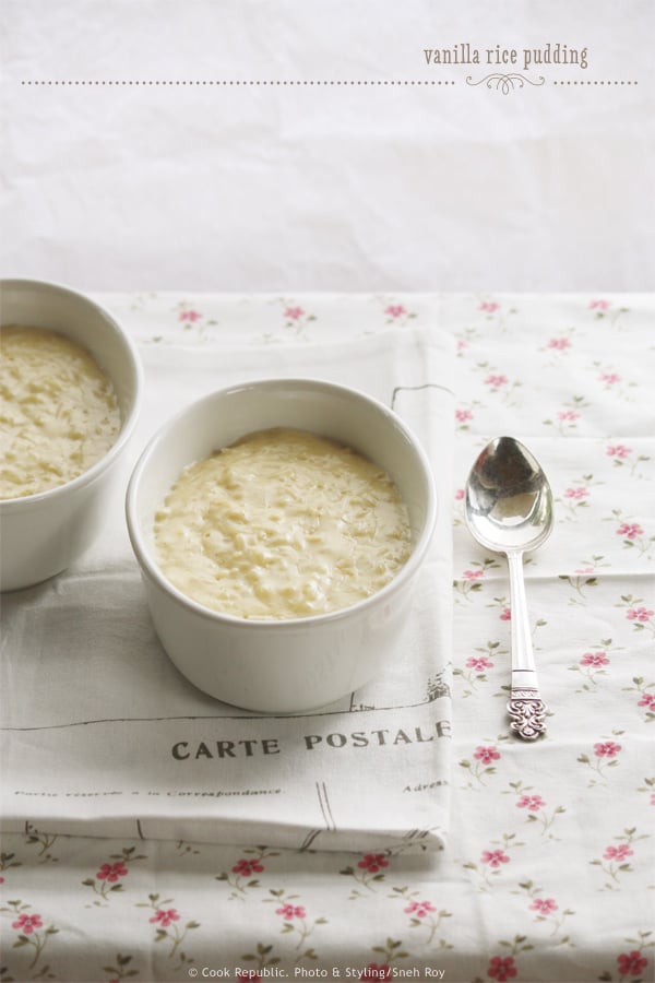 Vanilla Rice Pudding