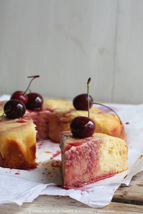 Slice Of Yogurt Cake