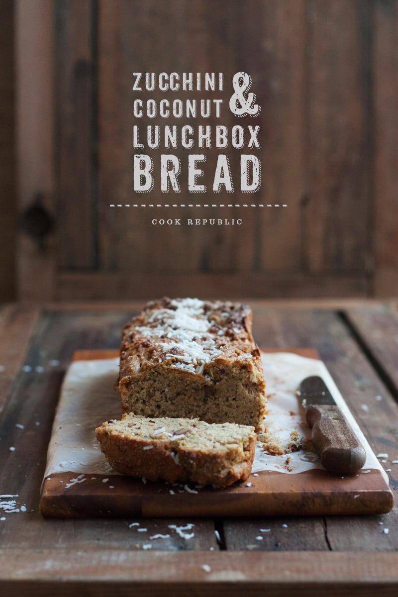 Zucchini Coconut Lunchbox Bread - Cook Republic