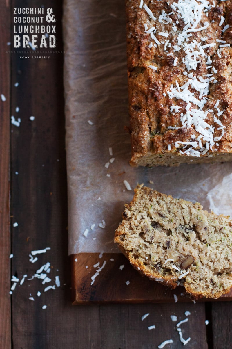 Zucchini Coconut Lunchbox Bread - Healthy Options At Cook Republic