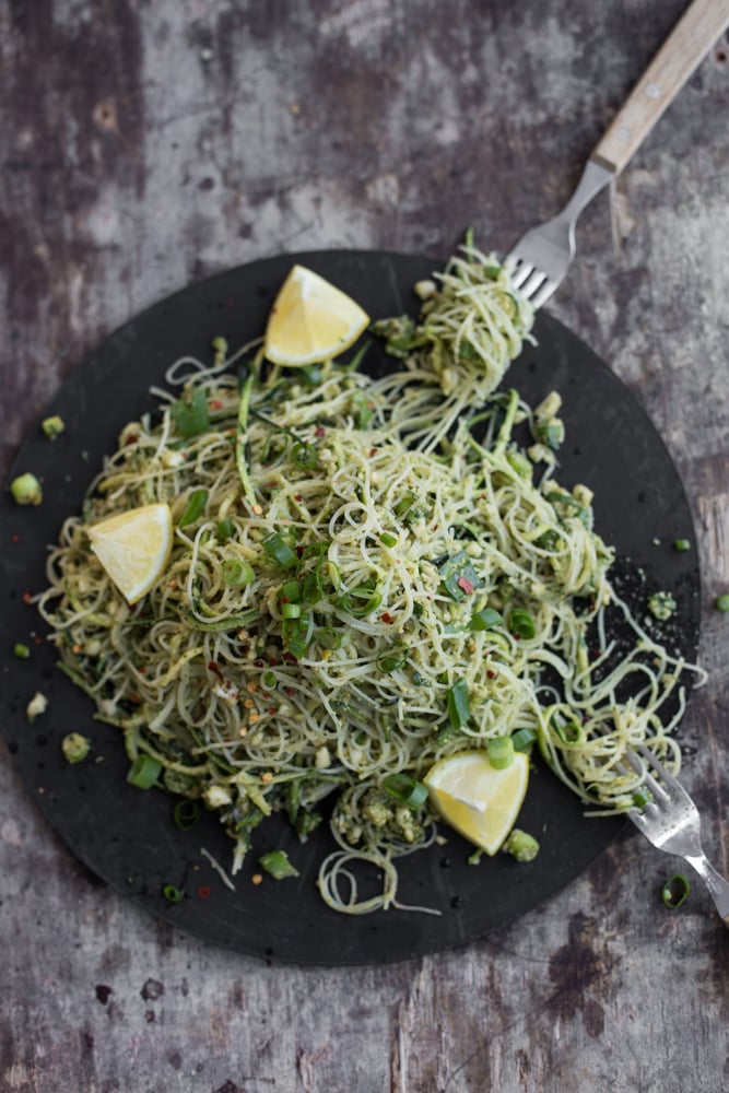 Zucchini Noodles With Thai Pesto - Cook Republic